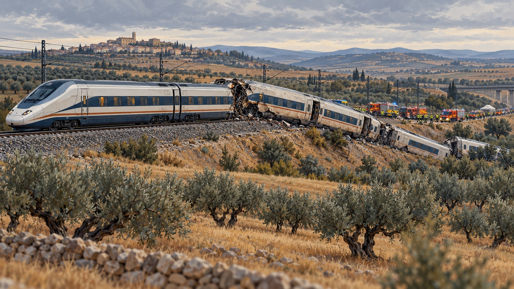 At Least 68 Dead After High-Speed Train Collision in Central Spain